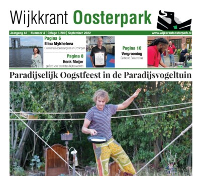 Wijkkrant Oosterpark -September 2022