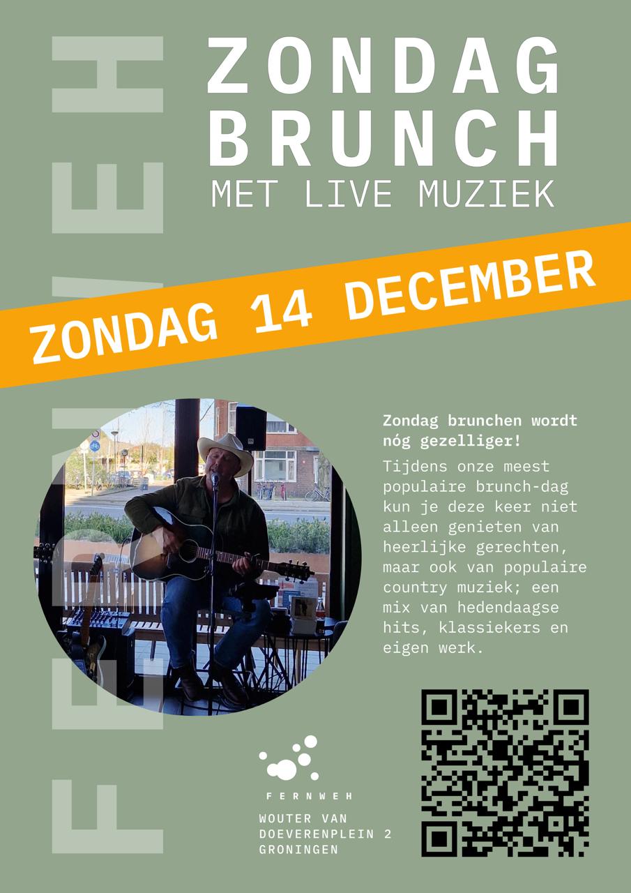 Live muziek tijdens de zondag brunch