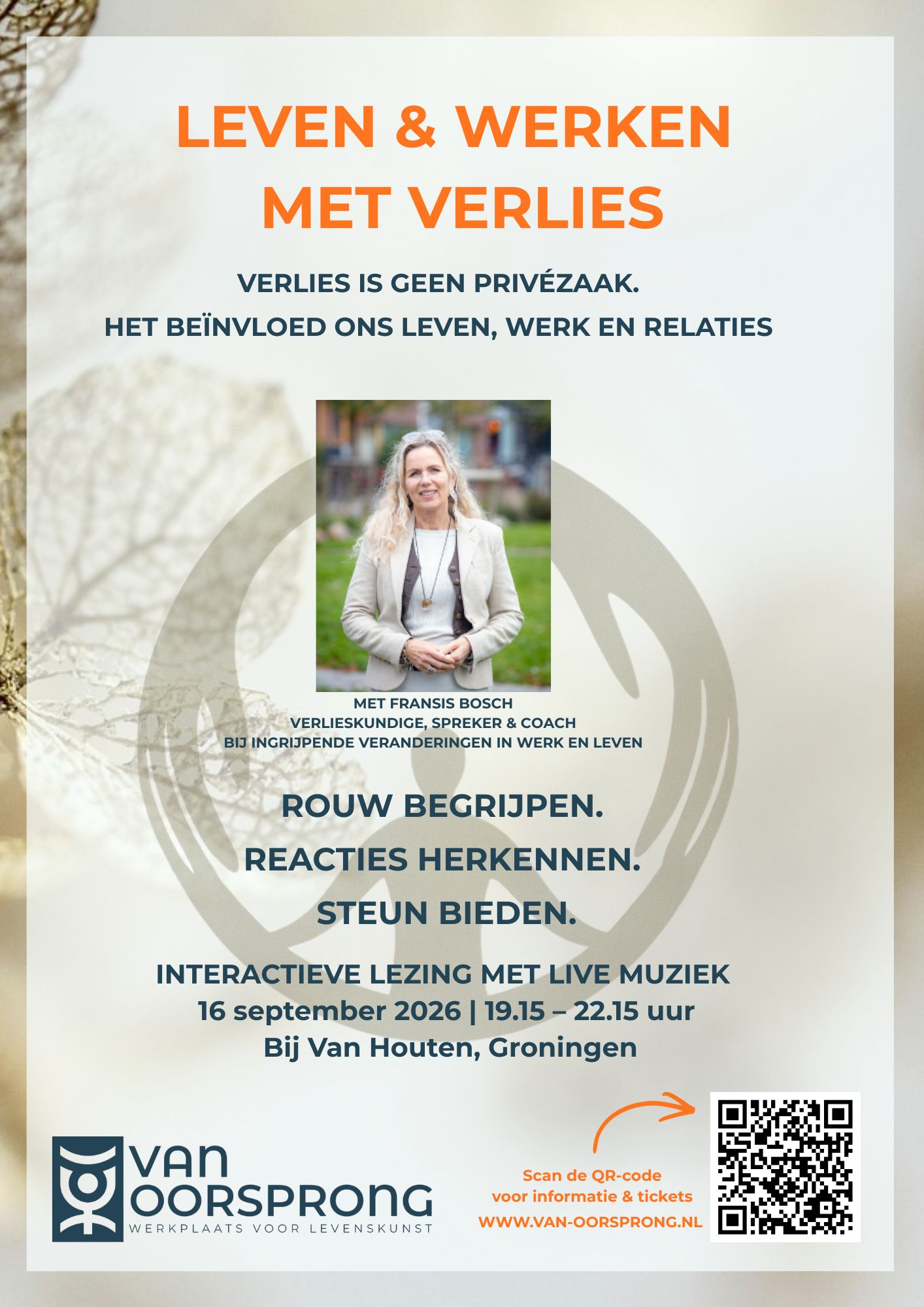 Lezing met muziek: Leven en werken met verlies